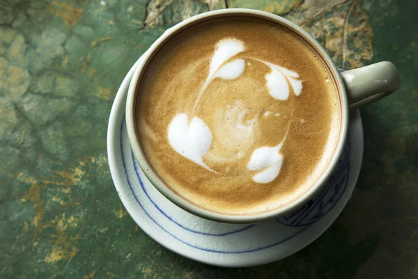 Xícara de café quente com amor — Fotografia de Stock