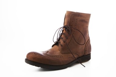 Kahverengi beyaz arka plan üstünde çizme