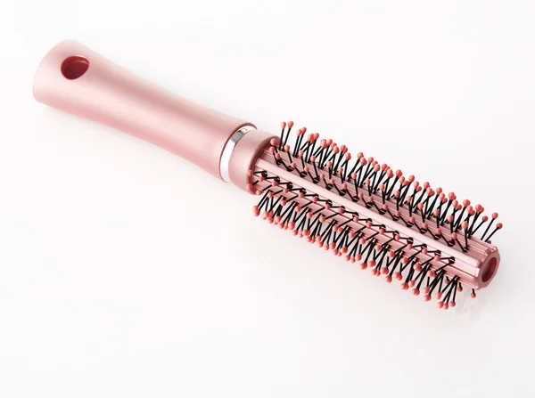 Brosse à cheveux rose — Photo