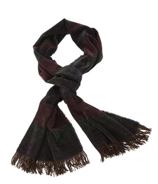 Mörka färgglad scarf — Stockfoto