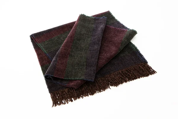 Mörka färgglad scarf — Stockfoto