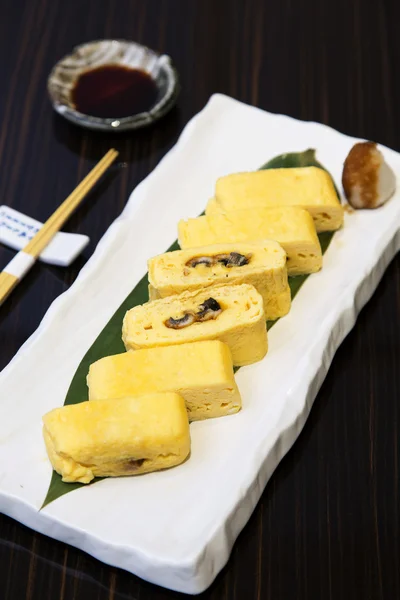 Japonský vejce roll — Stock fotografie