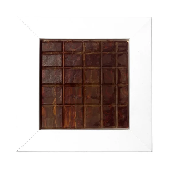 Chocolate en caja blanca — Foto de Stock