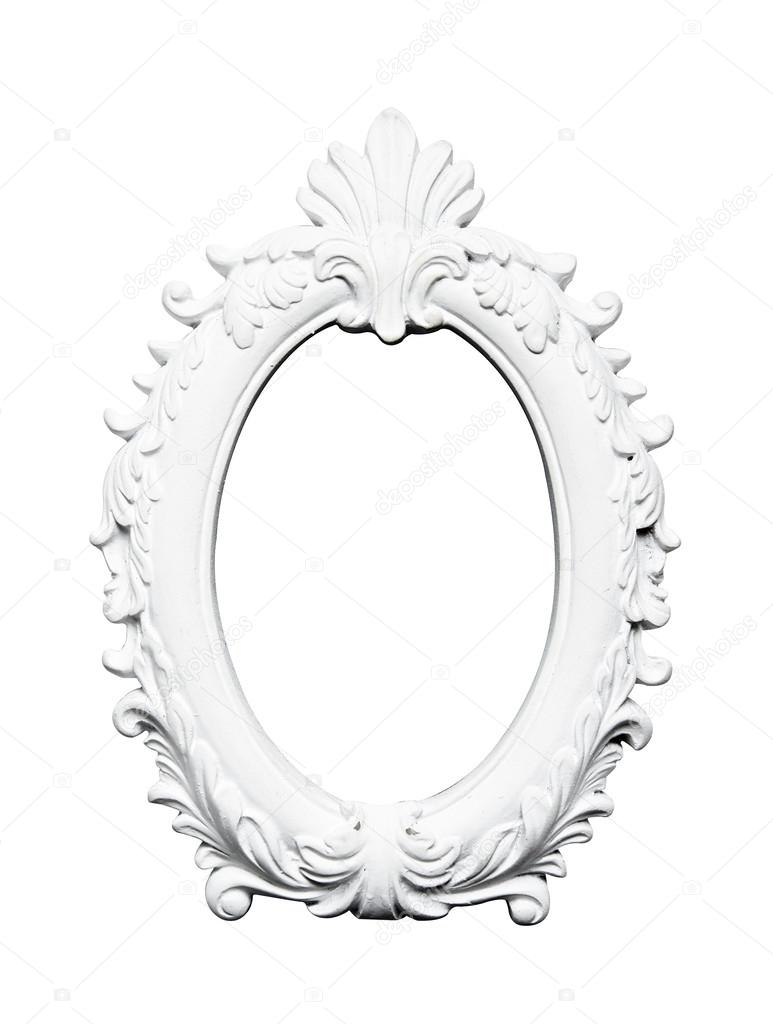 Oval vintage art frame