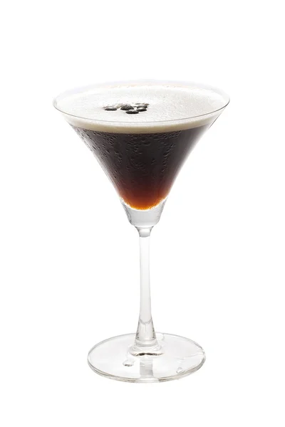 Espresso martini geïsoleerd — Stockfoto