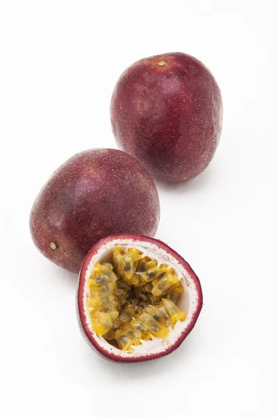 Passion fruits group on background — Stock Photo, Image