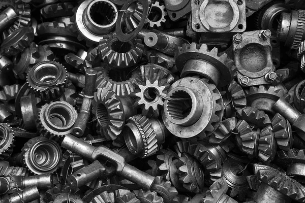 Old machine parts background — Stock Photo, Image