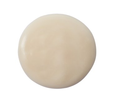 Bej renkli losyonu yuvarlak arka plan teslimi 