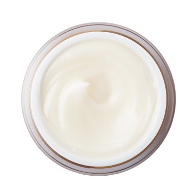 Güzellik kırpma yolunu zemin üzerine krem yakın çekim