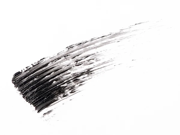 Mascara brush stroke on background — Stock Photo, Image