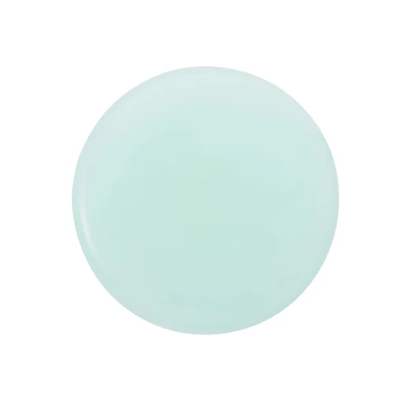 Blå färg kosmetiska gel droppe på bakgrund — Stockfoto