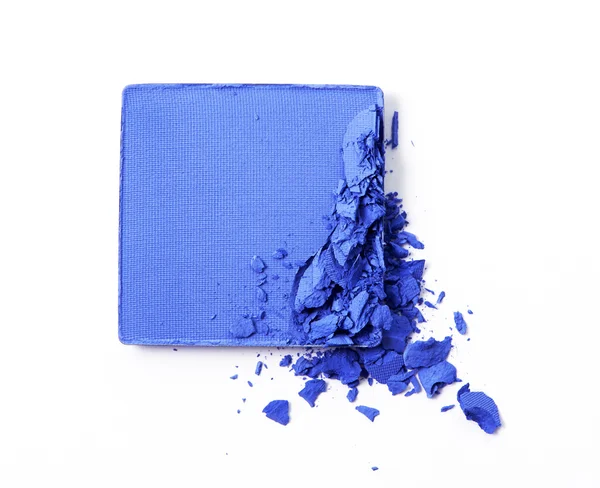 Blue color eyeshadow stroke on background — Stock Photo, Image