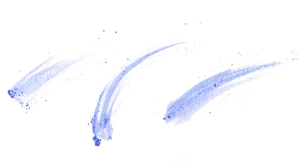 Синий цвет штриха для век на фоне — стоковое фото