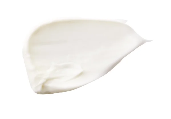 Cosmetic cream in abstract shape on background — Stock Photo, Image