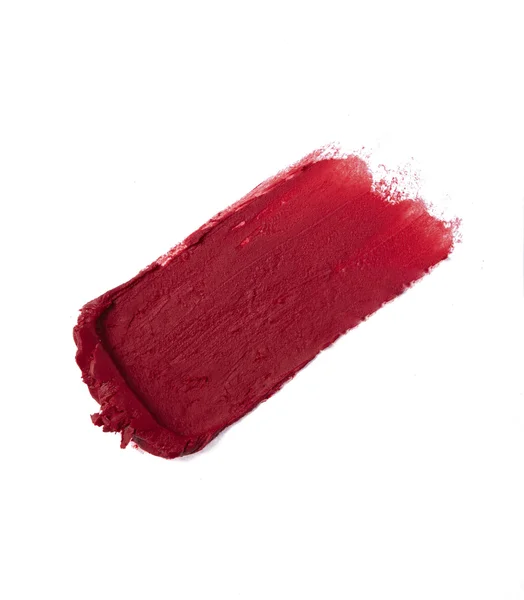 Czerwony kolor szminki skok na tle — Zdjęcie stockowe