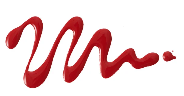 Rote Farbe Nagellack auf Hintergrund — Stockfoto