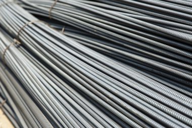 Çelik barlar arka plan takviye