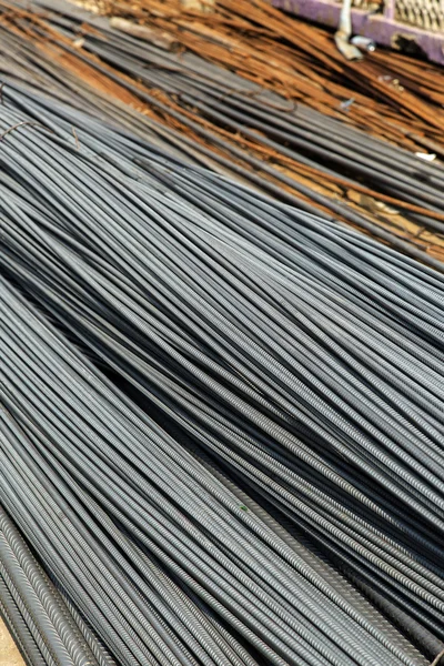 Çelik barlar arka plan takviye — Stok fotoğraf