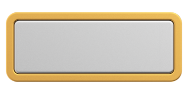 Üç boyutlu düğme. Boş tuş. 3B illüstrasyon.