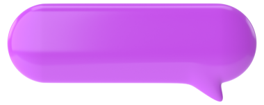 Konuşma balonu. Sohbet balonu. Mesaj kutusu. 3B illüstrasyon.