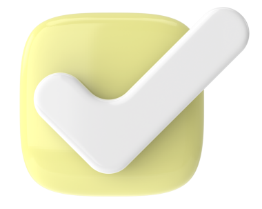 İşaretle. Hesap kutusu. 3B illüstrasyon.