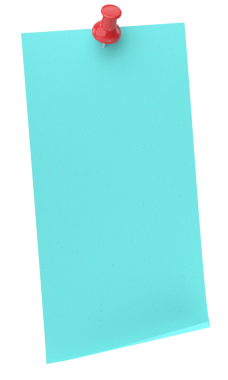 Pimi basılı not kağıdı. 3B illüstrasyon.