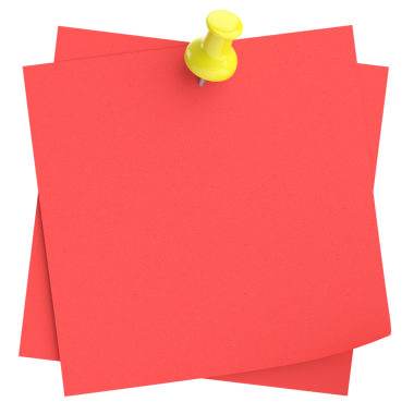 Pimi basılı not kağıdı. 3B illüstrasyon.