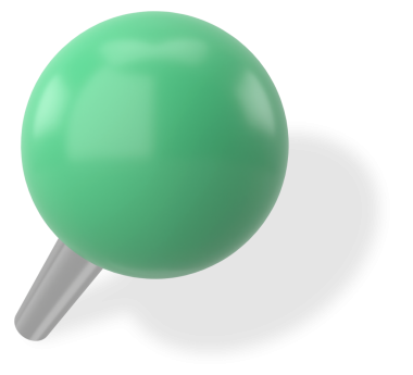 Pimi çek. Çizim iğnesi. Gölgeli 3B iğne.