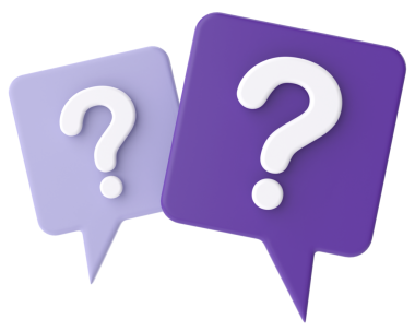 Soru işareti. Sıkça Sorulan Sorular (SSS). 3B illüstrasyon.