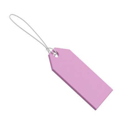 Web pankart dekorasyonu için 3B etiket.