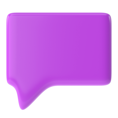 Konuşma balonu. Konuşma balonu. Mesaj kutusu. 3B illüstrasyon.