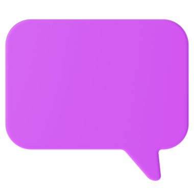 Konuşma balonu. Konuşma balonu. Mesaj kutusu. 3B illüstrasyon.