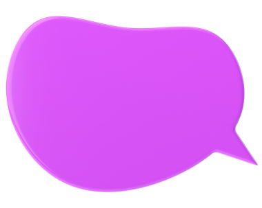 Konuşma balonu. Sohbet balonu. Mesaj kutusu. 3B illüstrasyon.