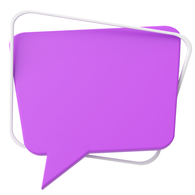 Konuşma balonu. Konuşma balonu. Mesaj kutusu. 3B illüstrasyon.