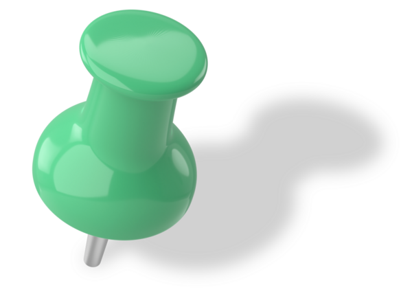 Pimi çek. Çizim iğnesi. Gölgeli 3B iğne.