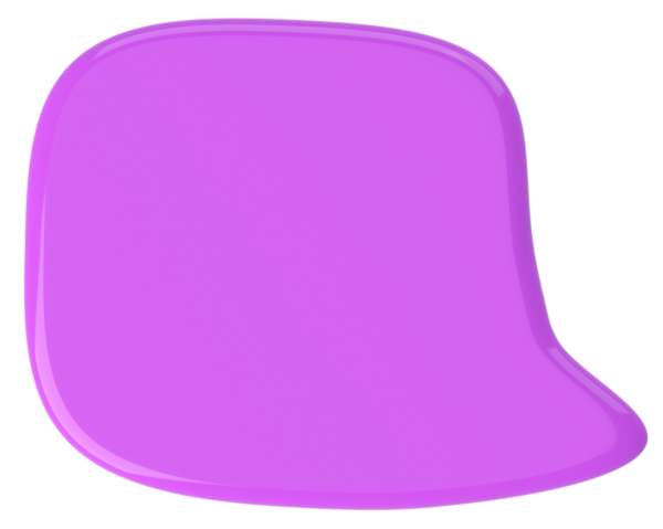 Konuşma balonu. Sohbet balonu. Mesaj kutusu. 3B illüstrasyon.