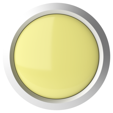 Üç boyutlu düğme. Boş tuş. 3B illüstrasyon.