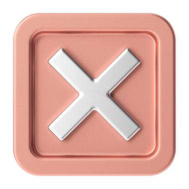 Çapraz. 3B illüstrasyon.