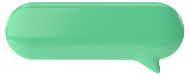 Konuşma balonu. Sohbet balonu. Mesaj kutusu. 3B illüstrasyon.