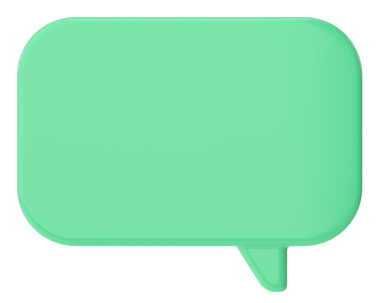 Konuşma balonu. Sohbet balonu. 3B illüstrasyon.