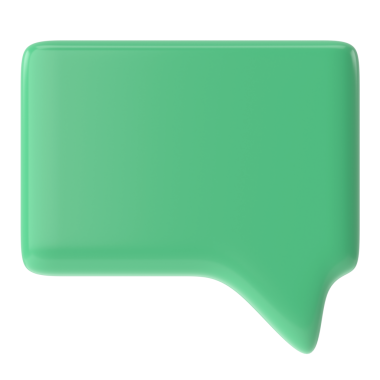 Konuşma balonu. Konuşma balonu. Mesaj kutusu. 3B illüstrasyon.