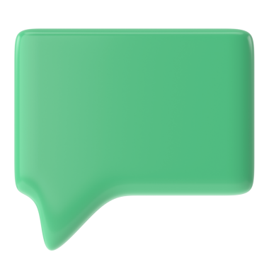 Konuşma balonu. Konuşma balonu. Mesaj kutusu. 3B illüstrasyon.