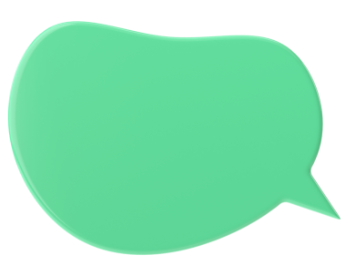 Konuşma balonu. Sohbet balonu. Mesaj kutusu. 3B illüstrasyon.