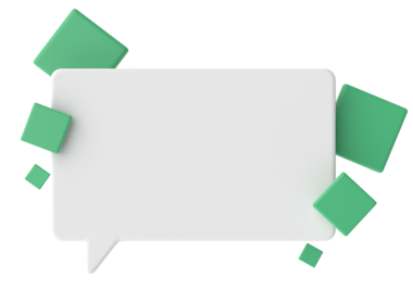 Konuşma balonu. 3B metin kutusu.