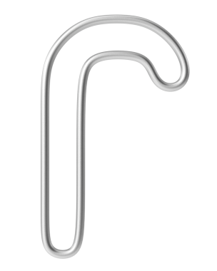 Noel çizgisi sanatı. Noel şeker kamışı. 3B illüstrasyon.