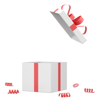 Hediye Kutusu açıldı. Üç boyutlu hediye kutusu. Hediye kutusunu aç.