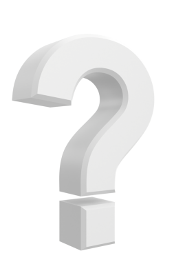 Soru işareti işareti. 3B soru işareti.