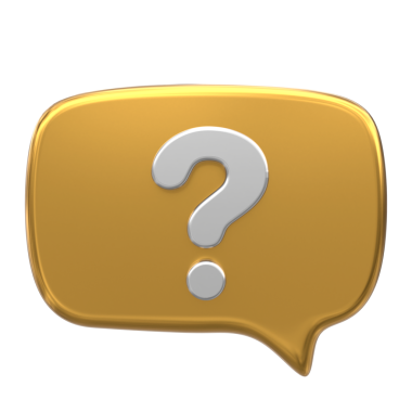 Soru işareti simgesi. Canlı sohbet. 3 Boyutlu simge.