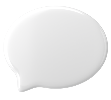 Konuşma balonu. Sohbet balonu. 3B illüstrasyon.