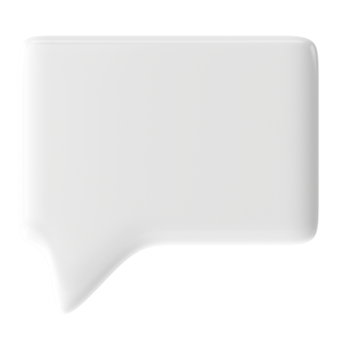 Konuşma balonu. Konuşma balonu. Mesaj kutusu. 3B illüstrasyon.